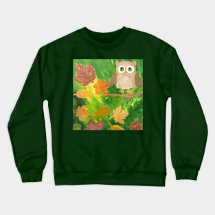 Autumn Owl Crewneck Sweatshirt